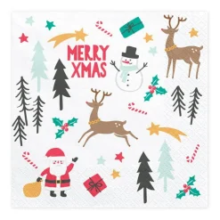 Servietten "MERRY X-MAS" 20 Stk.