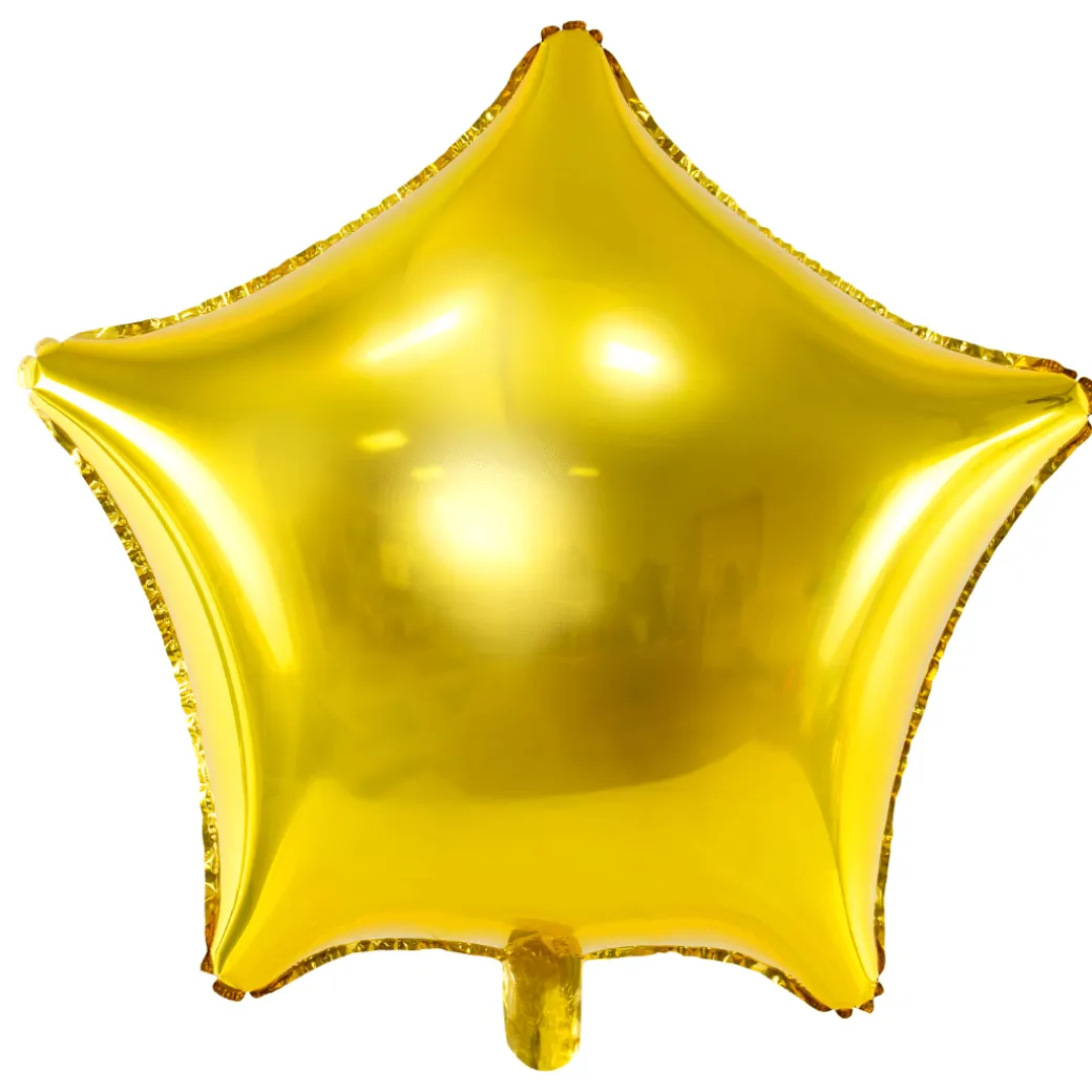 Stern-Folienballon Gold XL