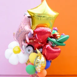 Stern-Folienballon Gold XL
