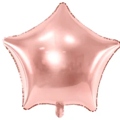 Stern-Folienballon Roségold XL