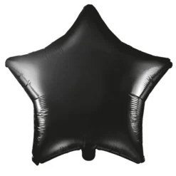 Stern-Folienballon Schwarz