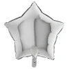 Stern-Folienballon Silber