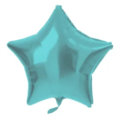 Stern-Folienballon Türkis