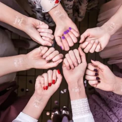 Tattoos Team Bride Roségold 15 Stk.