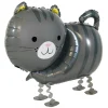 Tierballon Airwalker Katze Grau