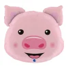 Tierballon Schweinegesicht