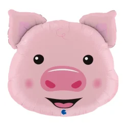 Tierballon Schweinegesicht