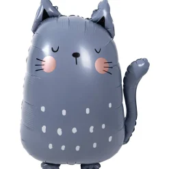 Tierballon XL Kater Grau