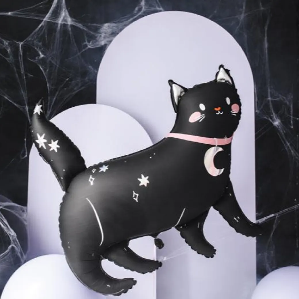 Tierballon XXL Katze Schwarz