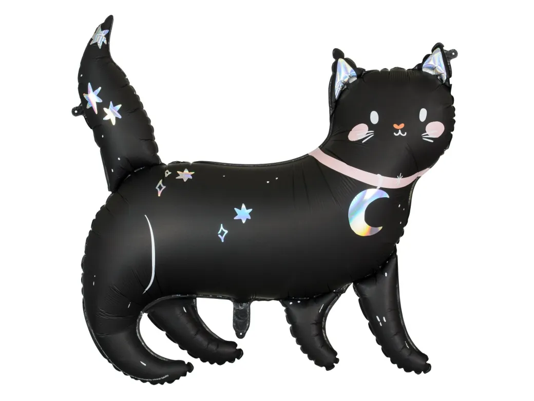 Tierballon XXL Katze Schwarz