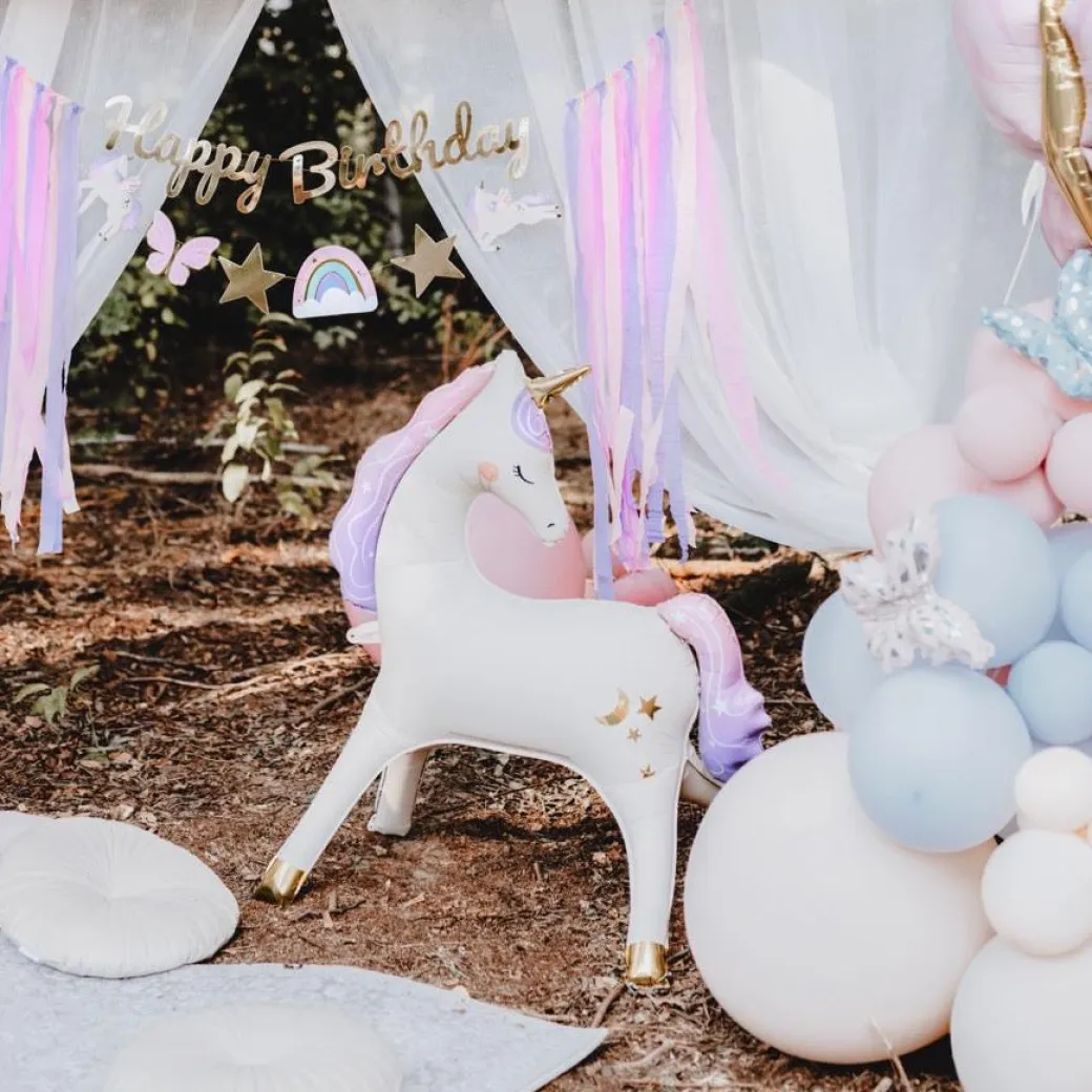 Tierballon XXL Stehendes Einhorn