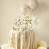 Tischdecke Beige Blumen