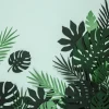 Tischdeko Tropical Paper Leaves