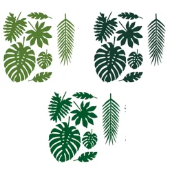 Tischdeko Tropical Paper Leaves