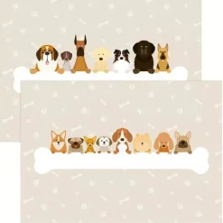 Tischset Hundeparty 6 Stk.
