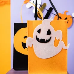 Trick or Treat Kürbis Filztasche