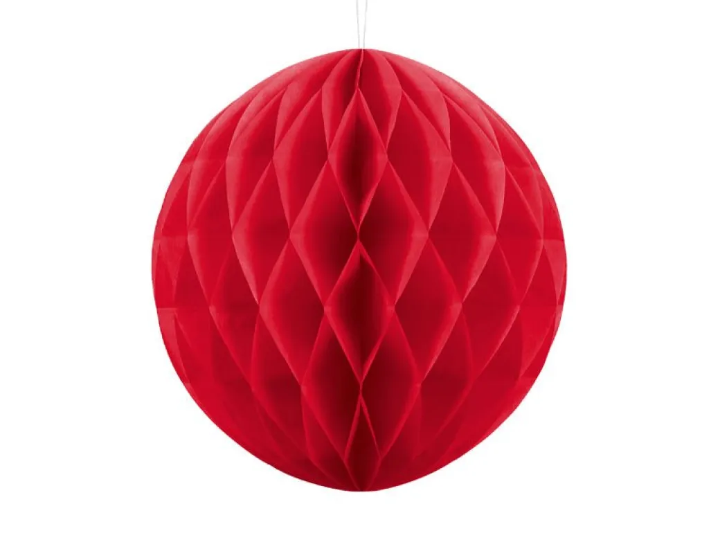 Wabenball Ø 30cm Rot