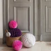 Wabenball Ø 40cm Weiß