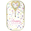 Wondercake "Happy Birthday" Konfetti mit Herz-Wunderkerze