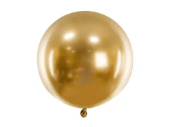 XL Ballon Ø 60cm Chrom-Gold