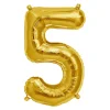 Zahlen Ballon 5 Gold
