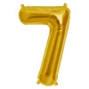 Zahlen Ballon 7 Gold