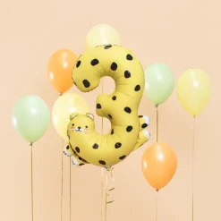 Zahlen Ballon 3 XL Gepard