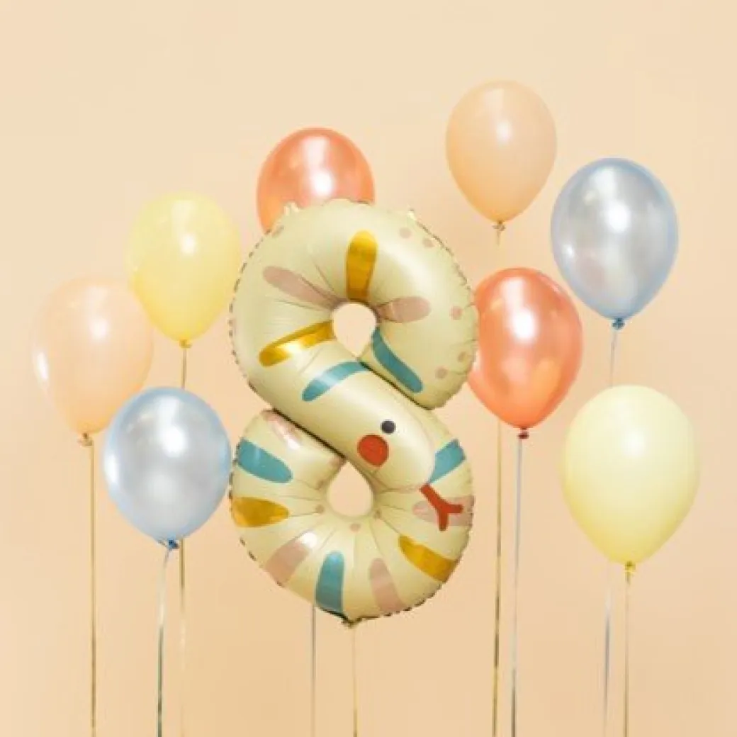 Zahlen Ballon 8 XL Schlange