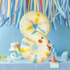 Zahlen Ballon 8 XL Schlange