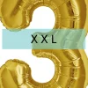 Zahlen Ballon 3 XXL Gold