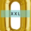 Zahlen Ballon 0 XXL Gold