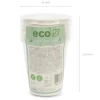 Zuckerrohr-Becher Creme 6 Stk.